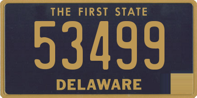 DE license plate 53499