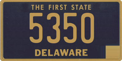 DE license plate 5350