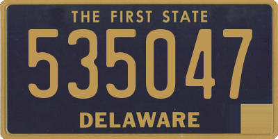 DE license plate 535047