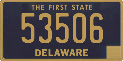 DE license plate 53506