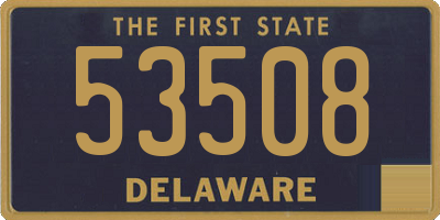 DE license plate 53508