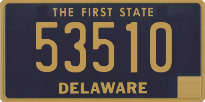 DE license plate 53510