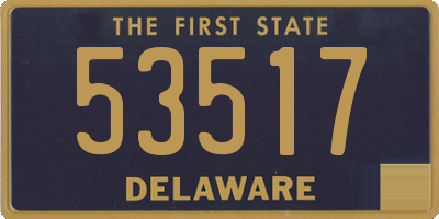 DE license plate 53517