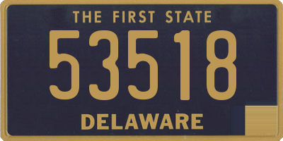 DE license plate 53518