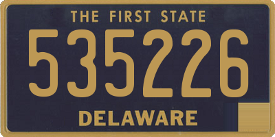 DE license plate 535226