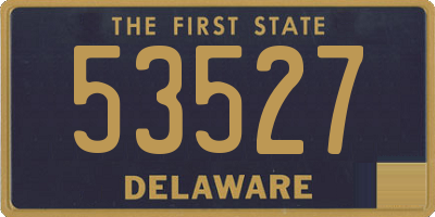 DE license plate 53527