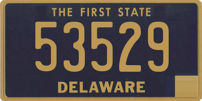 DE license plate 53529