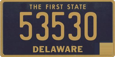DE license plate 53530