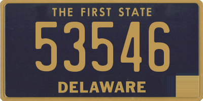 DE license plate 53546