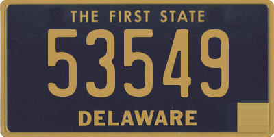 DE license plate 53549