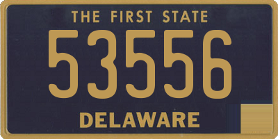 DE license plate 53556