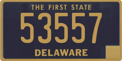 DE license plate 53557