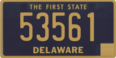 DE license plate 53561