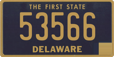 DE license plate 53566