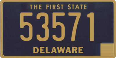DE license plate 53571
