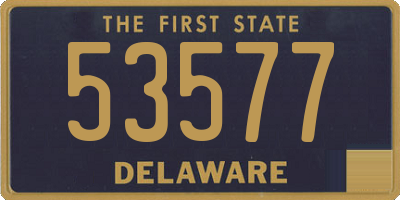 DE license plate 53577