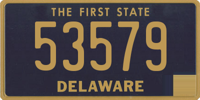 DE license plate 53579