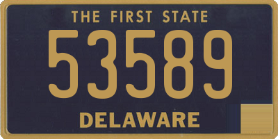 DE license plate 53589