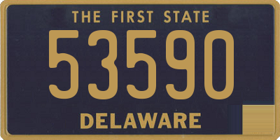 DE license plate 53590