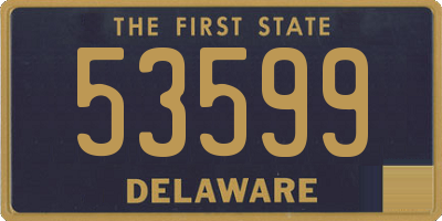 DE license plate 53599