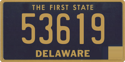 DE license plate 53619