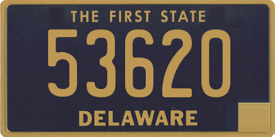 DE license plate 53620