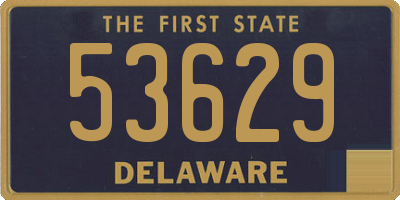 DE license plate 53629