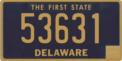 DE license plate 53631