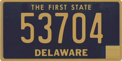 DE license plate 53704