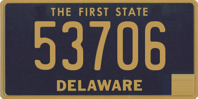DE license plate 53706