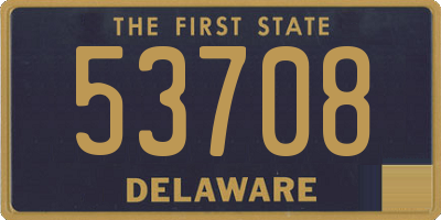 DE license plate 53708