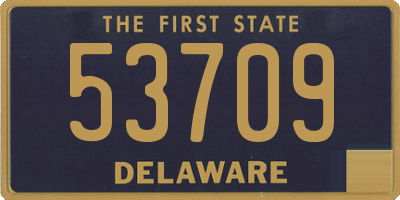 DE license plate 53709