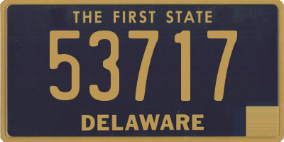 DE license plate 53717