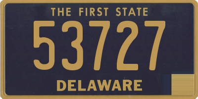 DE license plate 53727