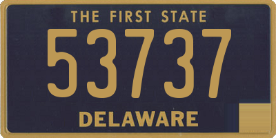 DE license plate 53737