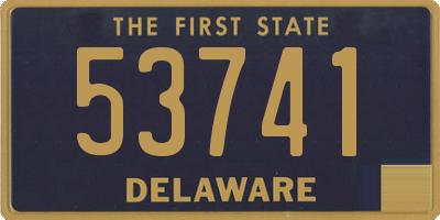 DE license plate 53741
