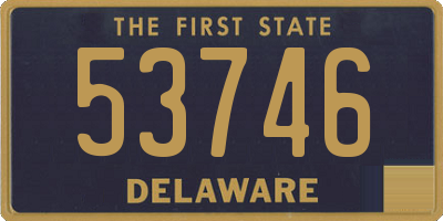 DE license plate 53746