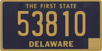 DE license plate 53810