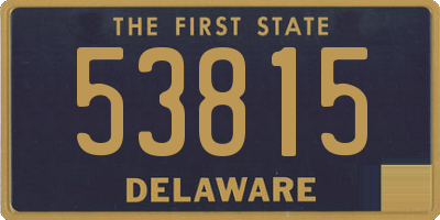 DE license plate 53815