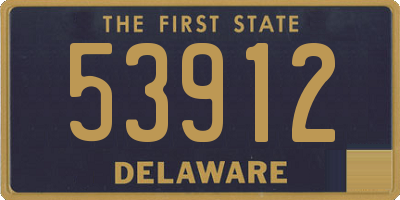 DE license plate 53912