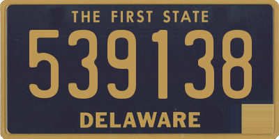 DE license plate 539138