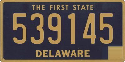 DE license plate 539145