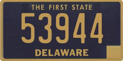 DE license plate 53944