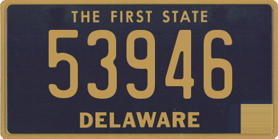 DE license plate 53946