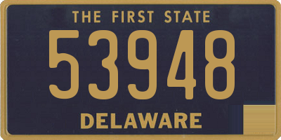 DE license plate 53948