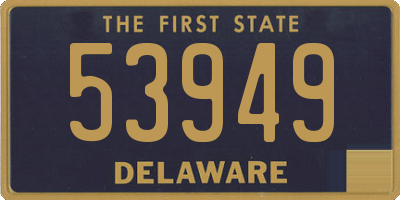 DE license plate 53949