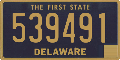 DE license plate 539491