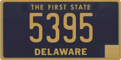 DE license plate 5395