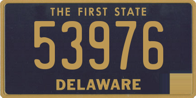 DE license plate 53976