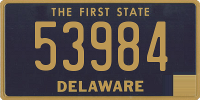 DE license plate 53984